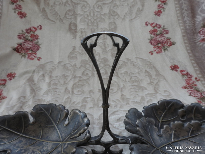 Antique - marcin jarra (1852 - 1938) - Art Nouveau two-leaf table centerpiece