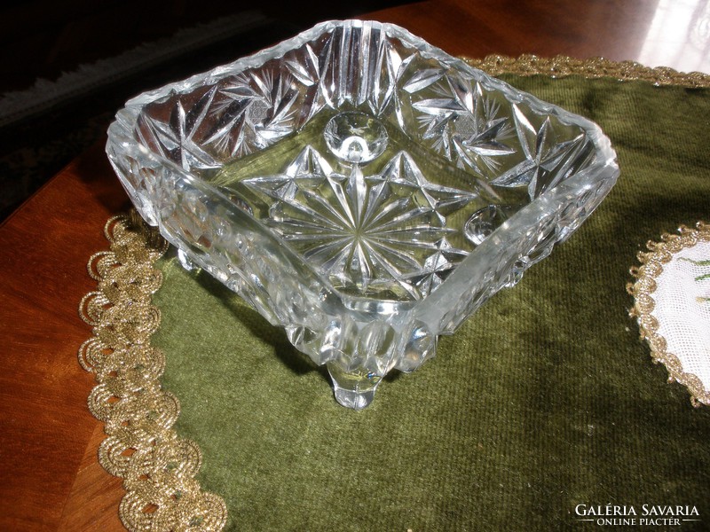 Crystal bowl on legs