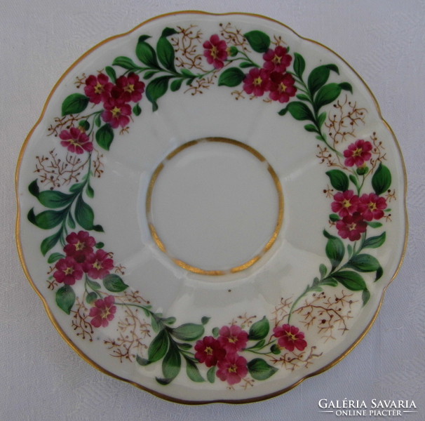 Alt wien antique vienna porcelain saucer pair 1842 Biedermeier era in perfect condition
