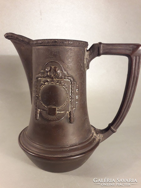 Marked antique argentor werke rust & seven-eared pouring pitcher bow pattern