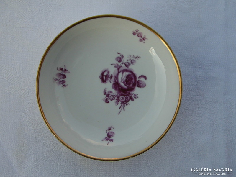 Alt wien baroque Viennese porcelain saucer in perfect condition around 1780!