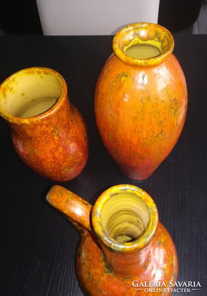 Tófej vases and a linen basket
