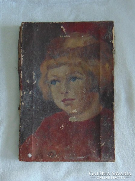 Very old oil canvas painting to be restored