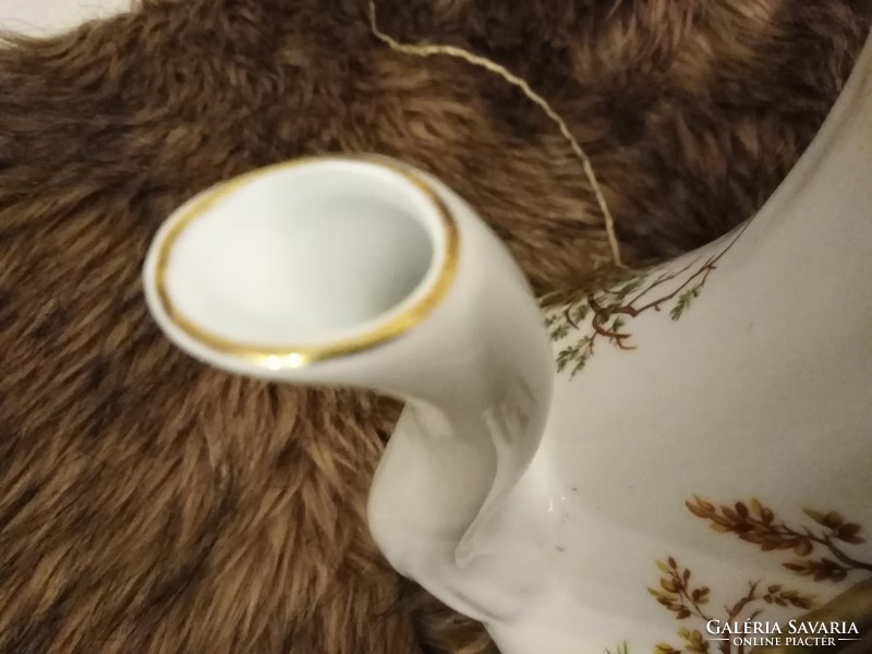 Wild scene - porcelain, tea / coffee spout
