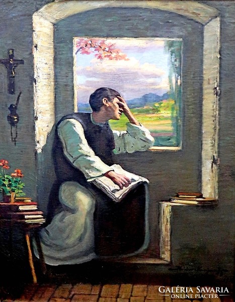 Excellent work of János Moldvai krajna (1875-1945), with guarantee