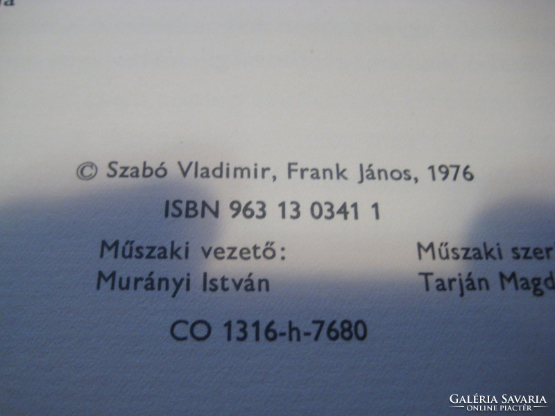Szabó vladimir album 1976 .Nice condition, with 12 beautiful etchings / offset / 29 x 42 cm