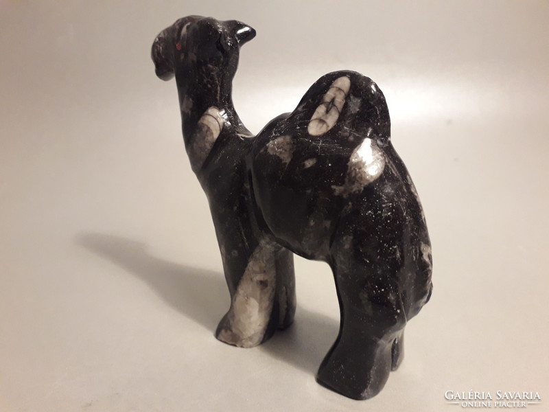 Onyx mineral stone camel dromedary, two pieces are now available for the price of one piece