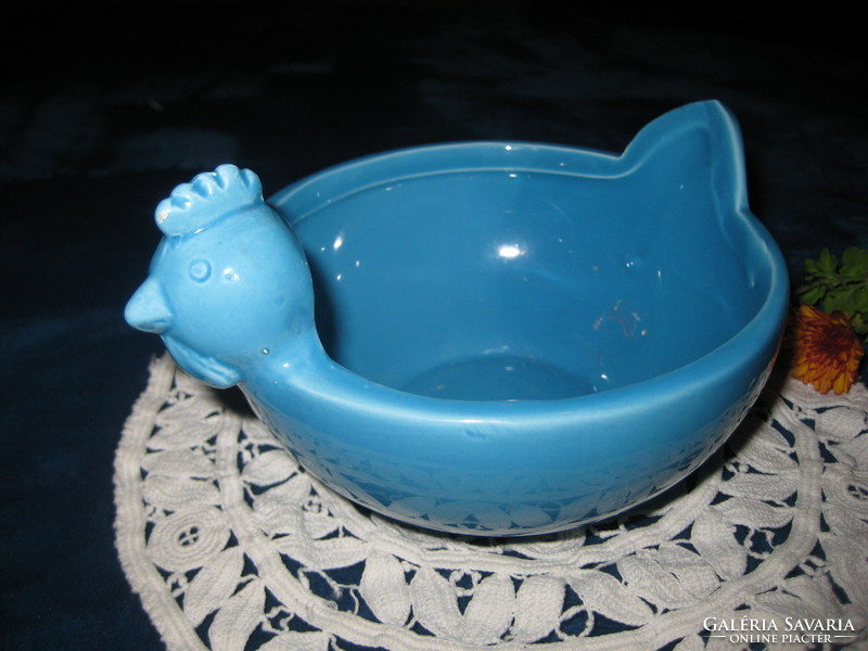 Blue porcelain, offering, table center, 16 x 10 cm, numbered