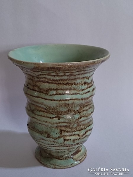 Gorka géza rare shape art deco ceramic vase