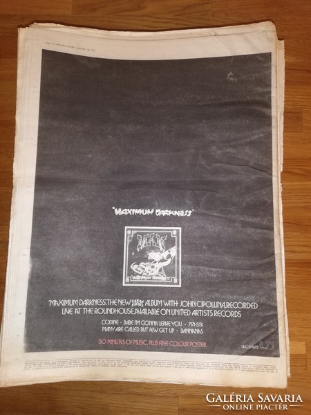 Melody Maker magazin 1975-ös kiadásának néhány példánya