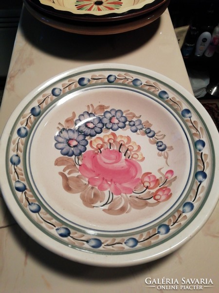 Népművészeti tányér 3 jelzett