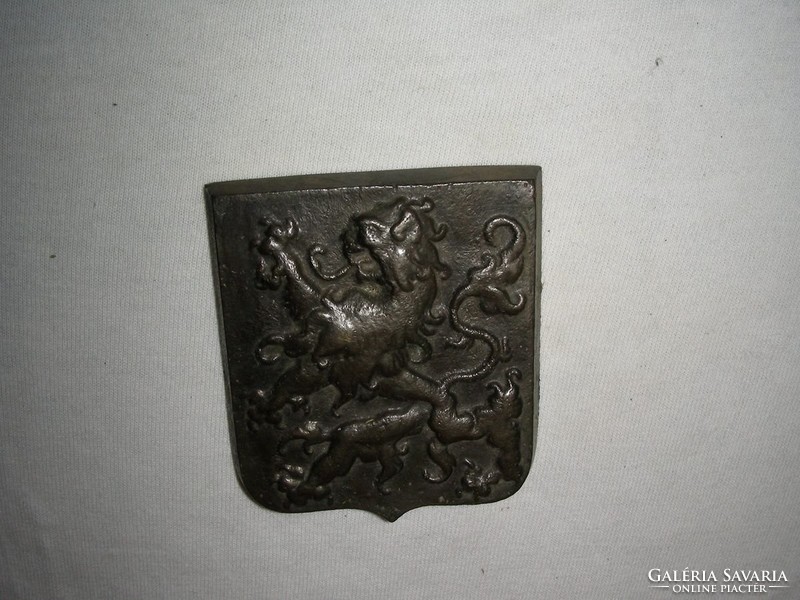 Coat of arms of copper casting