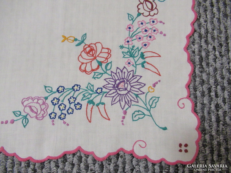 Nice flawless embroidered tablecloth