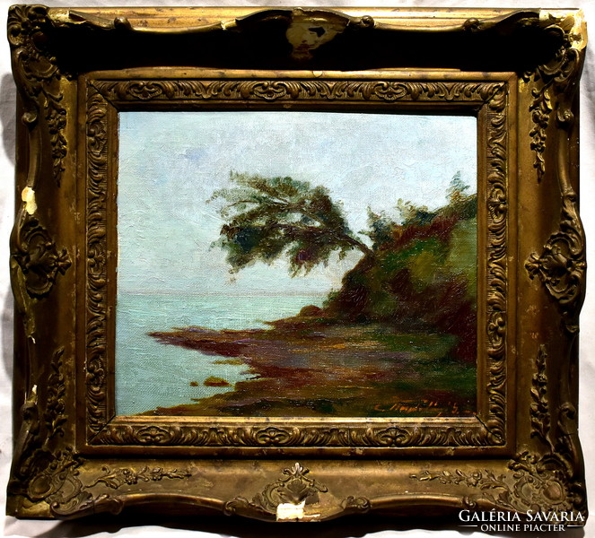 Xx. No. The first half of the Hungarian painter: coastal landscape