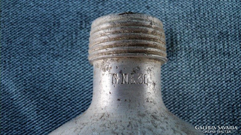 World War II German wehrmacht aluminum bottle
