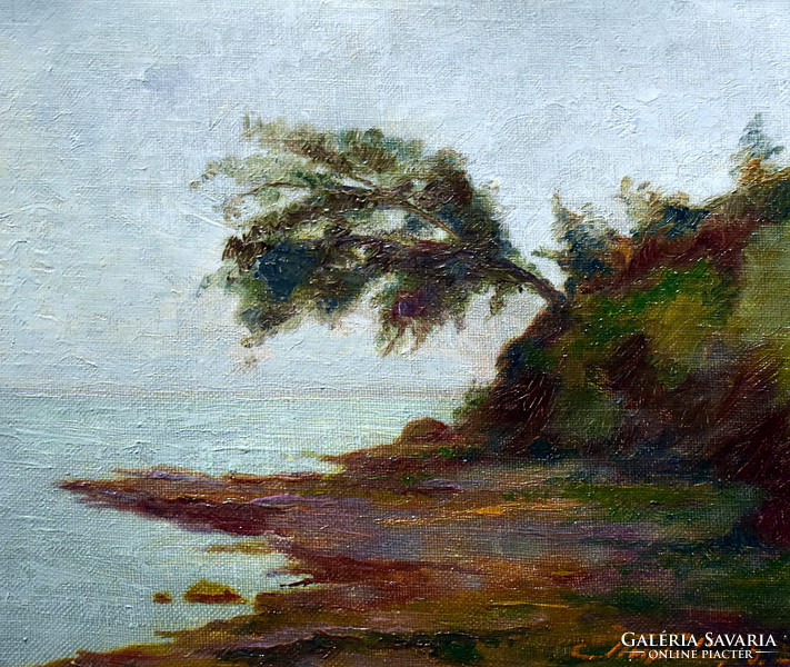 Xx. No. The first half of the Hungarian painter: coastal landscape