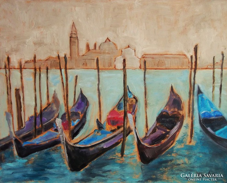 Gondolas in Venice (Venice)