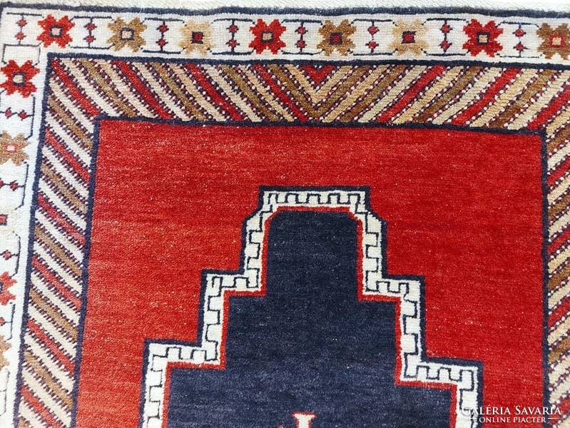 Kazah minta 96x192 kézi csomózású gyapjú perzsa ima szőnyeg BFZ_25