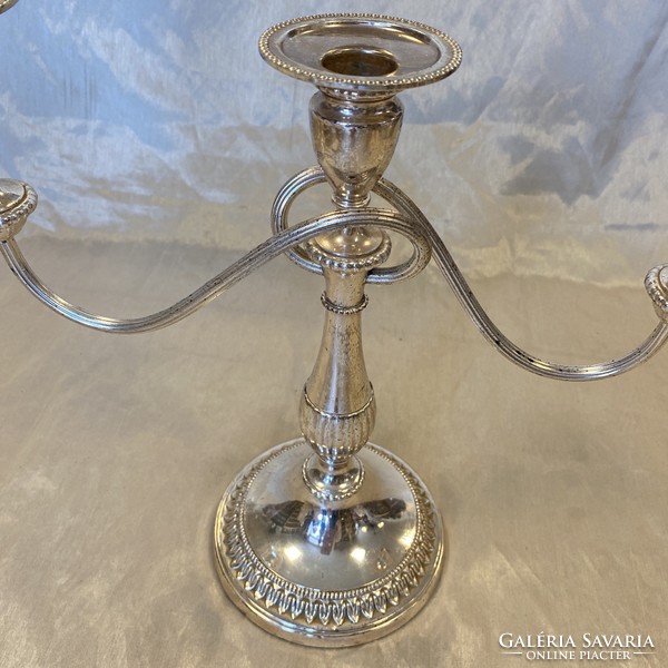 Silver plated candle holder 3