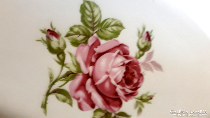 Antik   Cseh   süteményes  rózsa   mintás  aranyozót    