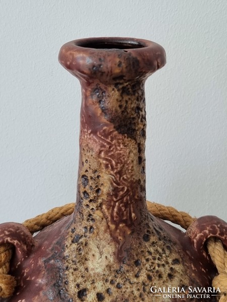 Dümler&Breiden német iparművészeti fat lava kerámia váza