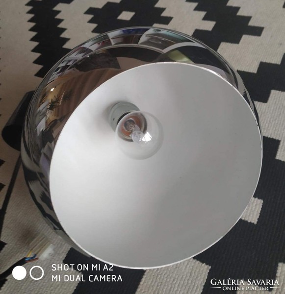 Vintage króm Frandsen “eye ball” lámpa