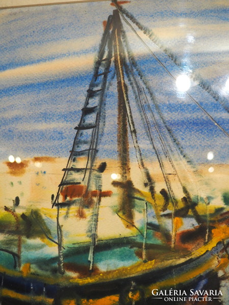 István Imre: sailboats