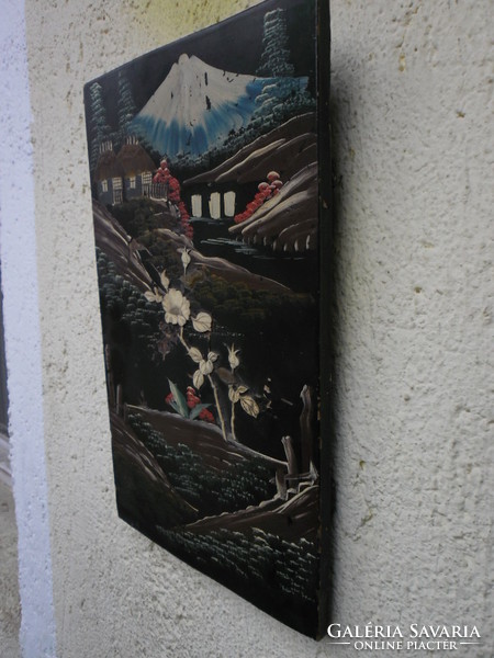 Antique, late 19th century, Japanese painting 