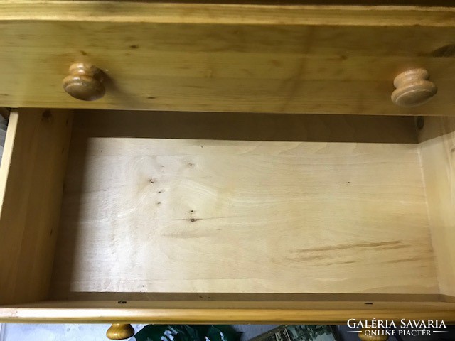 Pine chest of 5 drawers, 94 cm high and 78 cm wide