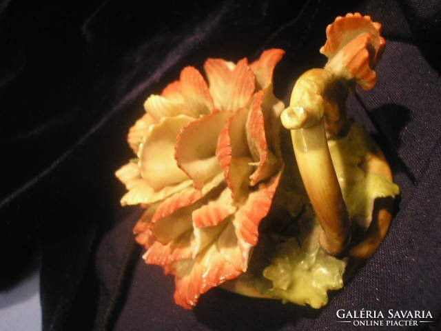 N16 antique flower bouquet petal marked crown + shape number cartilage rarity with minor defects 7 cm for sale