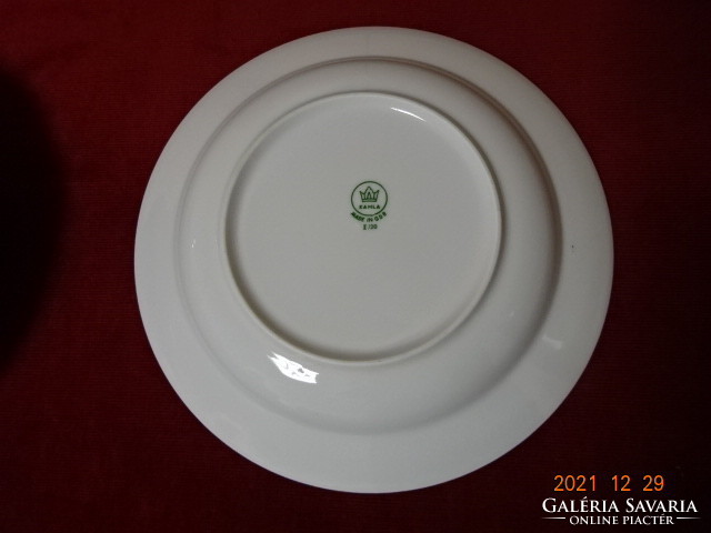 Kahla German porcelain deep plate, diameter 23.5 cm. He has! Jókai.
