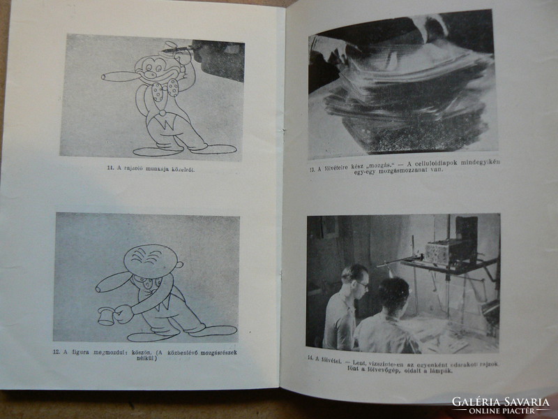 How is a cartoon made? Adam Szűcs 1938, book in good condition