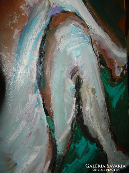 Carlos Montoya (Spanyolország 1964-) Fekvő akt festmény