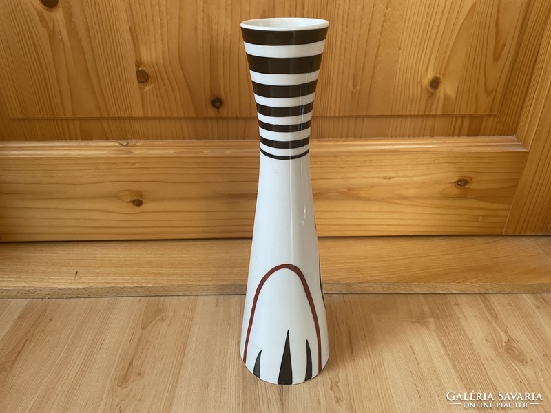 Kaiser német porcelán váza Joan Miro hatása után modern retro mid century