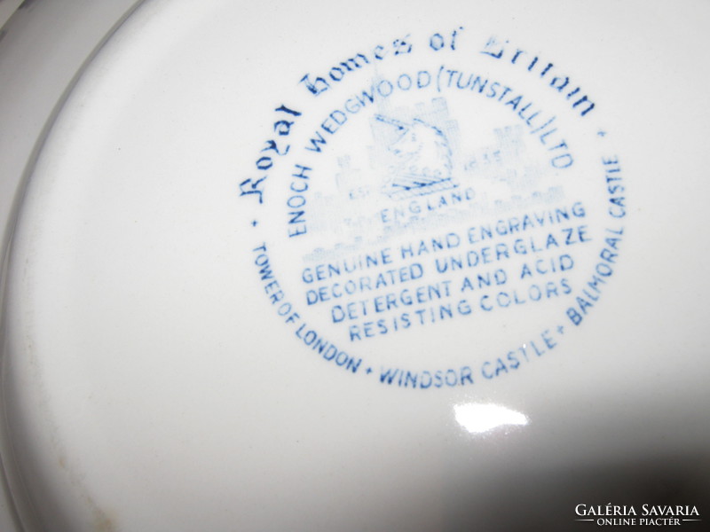 6 English faience plate enoch wedgwood porcelain