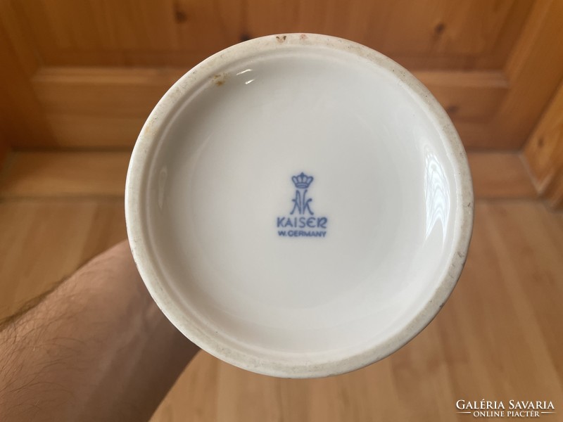 Kaiser német porcelán váza Joan Miro hatása után modern retro mid century