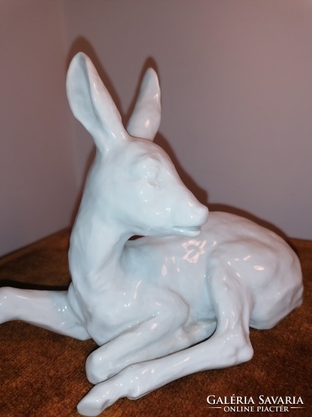 Porcelain donkey figure, Schaubach