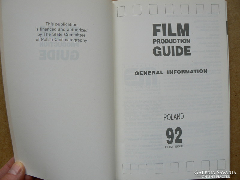 FILM PRODUCTION GUIDE (ANGOL NYELVŰ LENGYEL FILMKALAUZ) 1992, KÖNYV JÓ ÁLLAPOTBAN