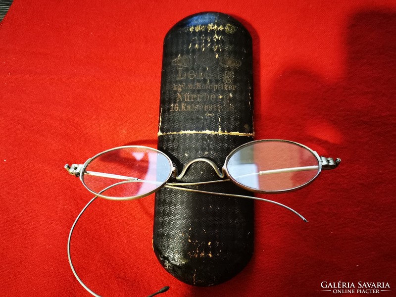 Antique glasses with original case