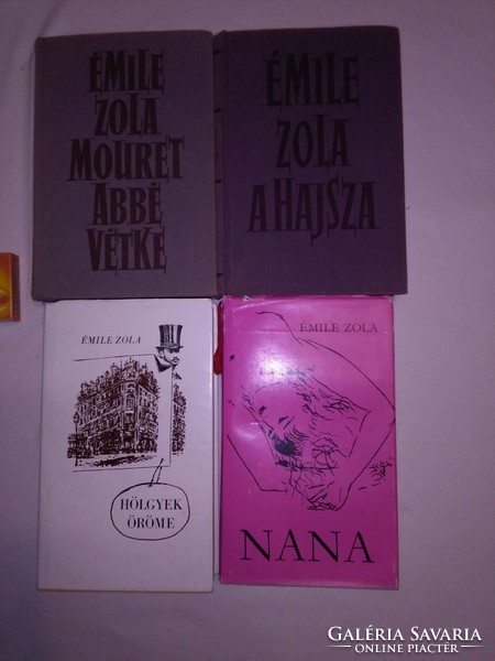 Emile zola's four books - nana, the joy of ladies, ...