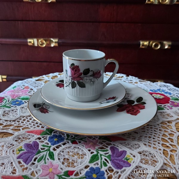 Neuerer pm bavaria qualitäts porcelain tea coffee breakfast set, set, unique, marked, flawless