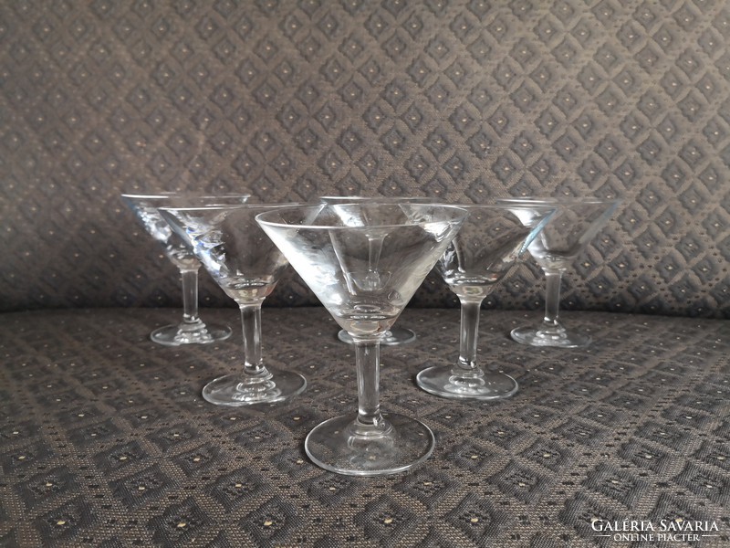 6 db Martinis / koktélos pohár