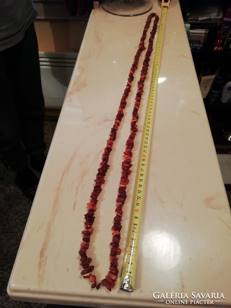 Antique amber necklace 70 cm long