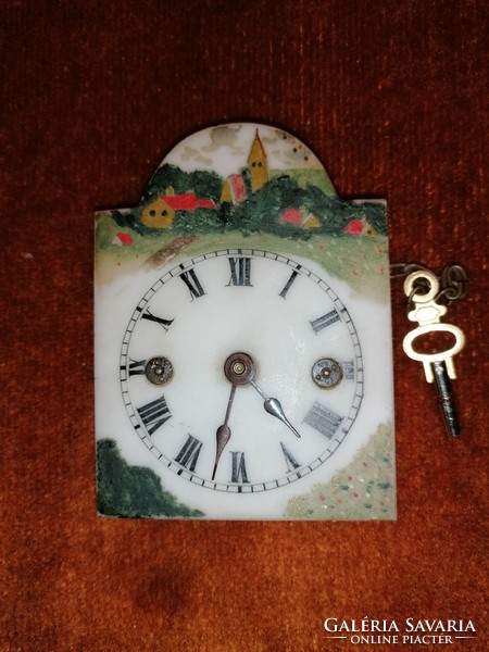 Miniature wall clock, tawannes watch