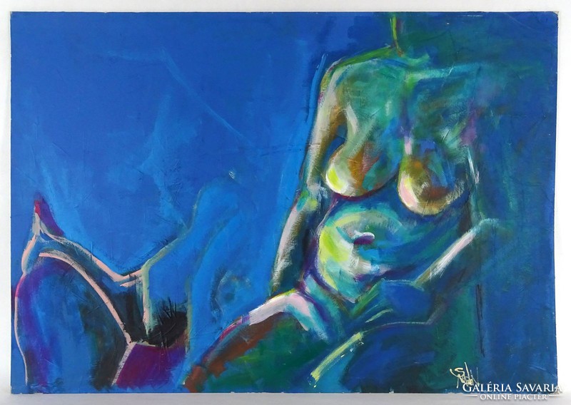 1C151 European artist xxi. Century: blue nude