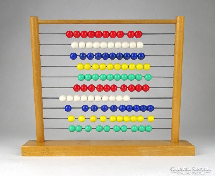 1H224 Régi abakusz abacus számológép 26 x 32 cm