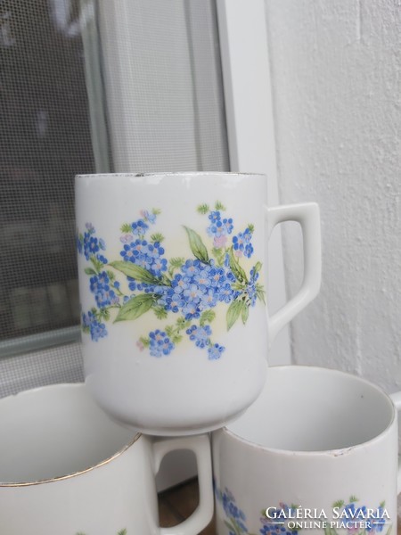 Zsolnay forget-me-not porcelain mug package nostalgia piece