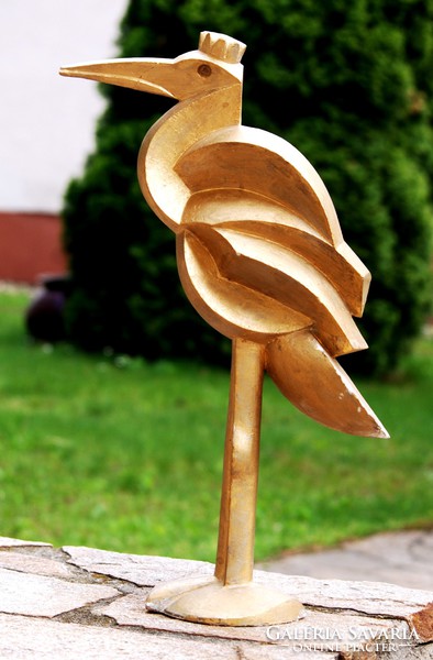 László Rajki (1939): big bird, 1975 - a small sculpture version of a public sculpture