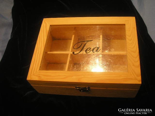 N26 watch, tea, jewelry box also with 6 compartments large holder with locking clasp 21 x16 x 7.5 Cm high