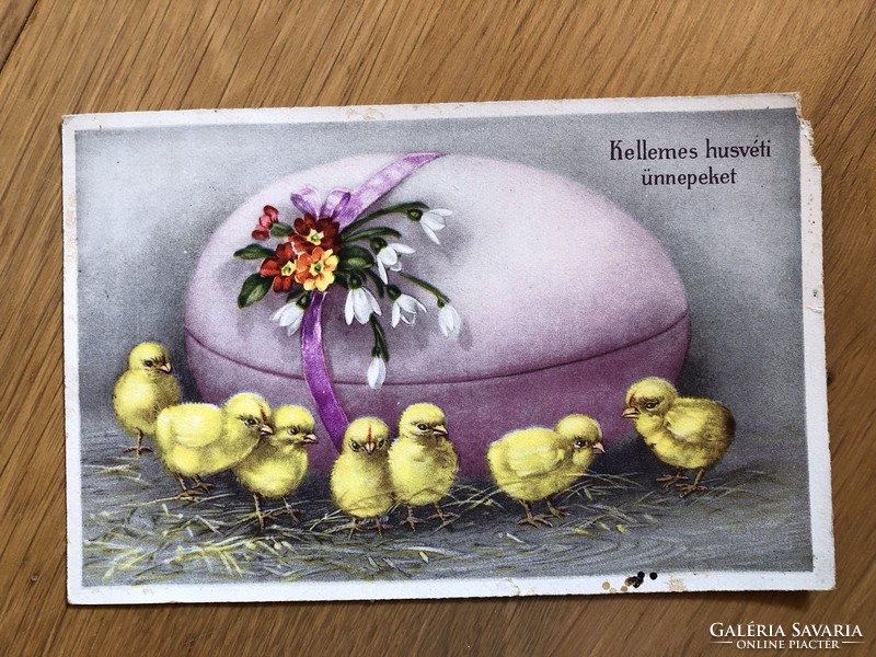 Régi Húsvéti képeslap - 1944